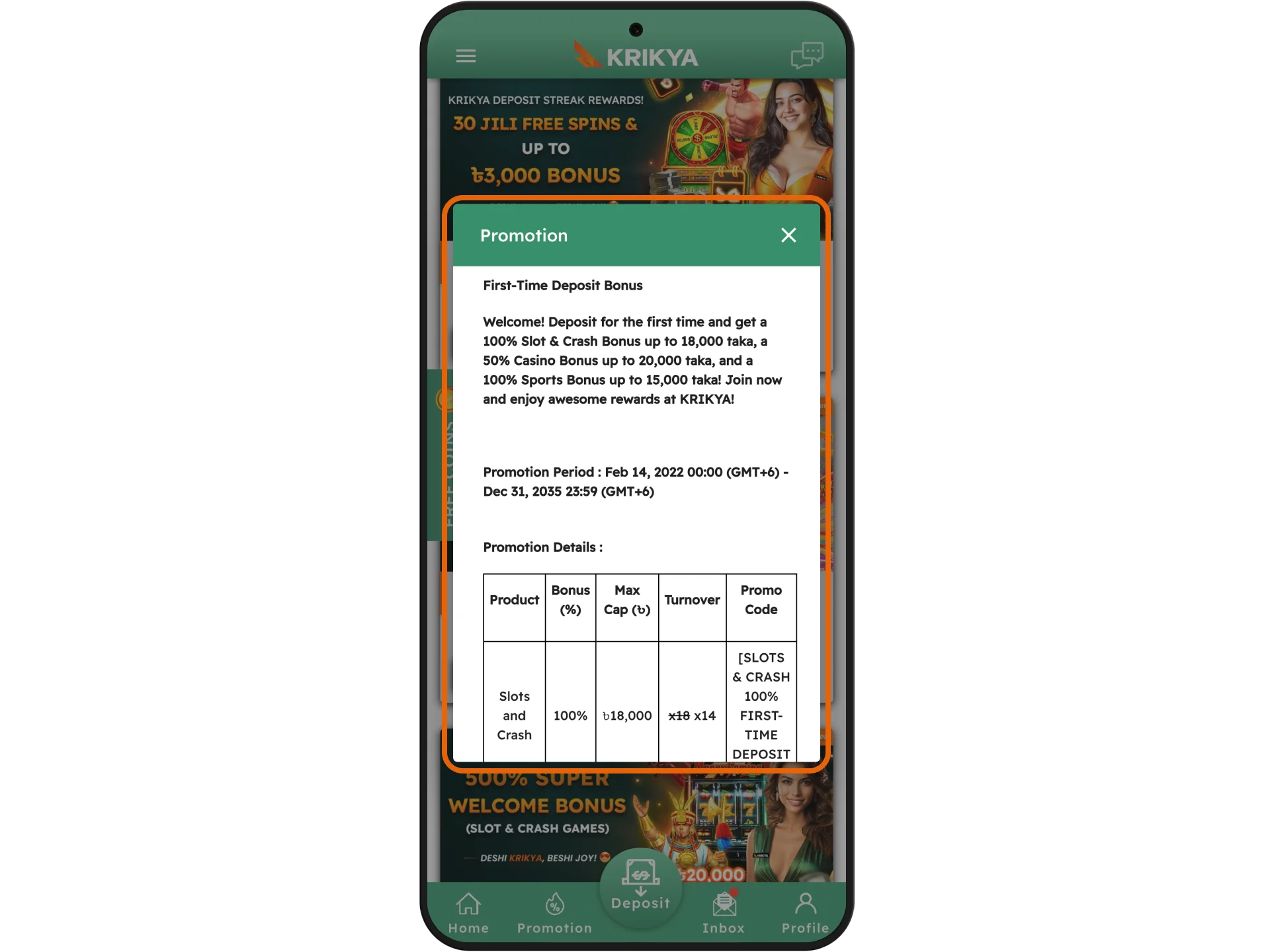 Meet the Krikya playthrough rules to cash out your rewards.