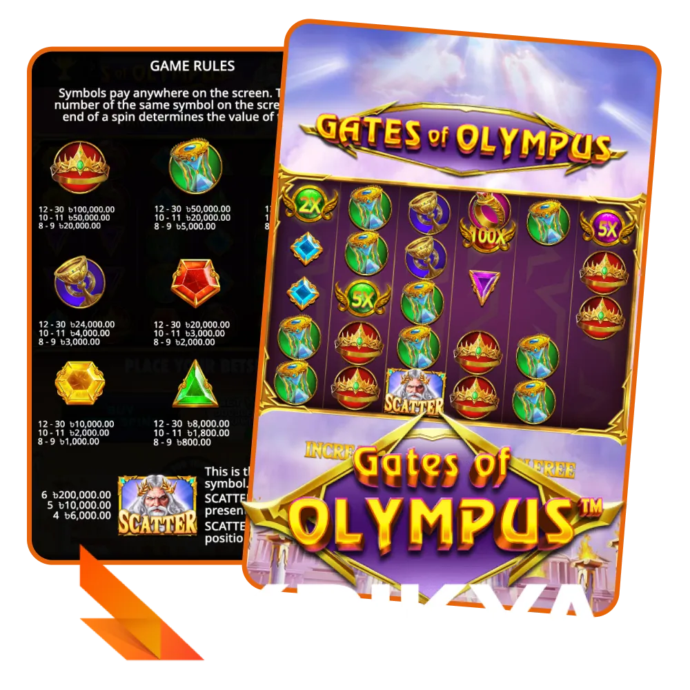 It's time to play Gates of Olympus at Krikya online casino.
